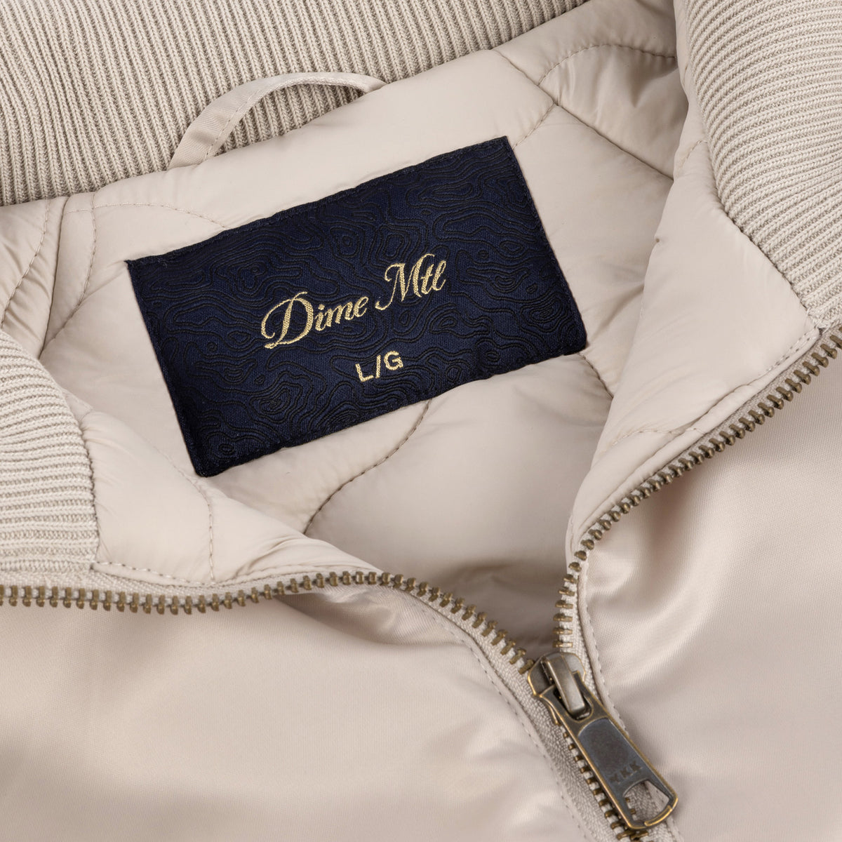 Dime Utility Bomber Jacket Pearl