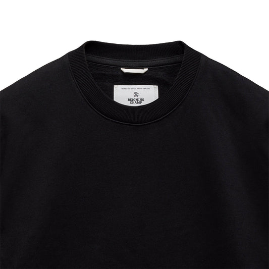 Reigning Champ Brushed Fleece '97 Relaxed Crewneck Black