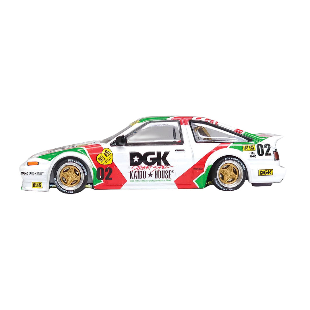 DGK x Kaido House Toyota AE86 Raceway Diecast Model Car
