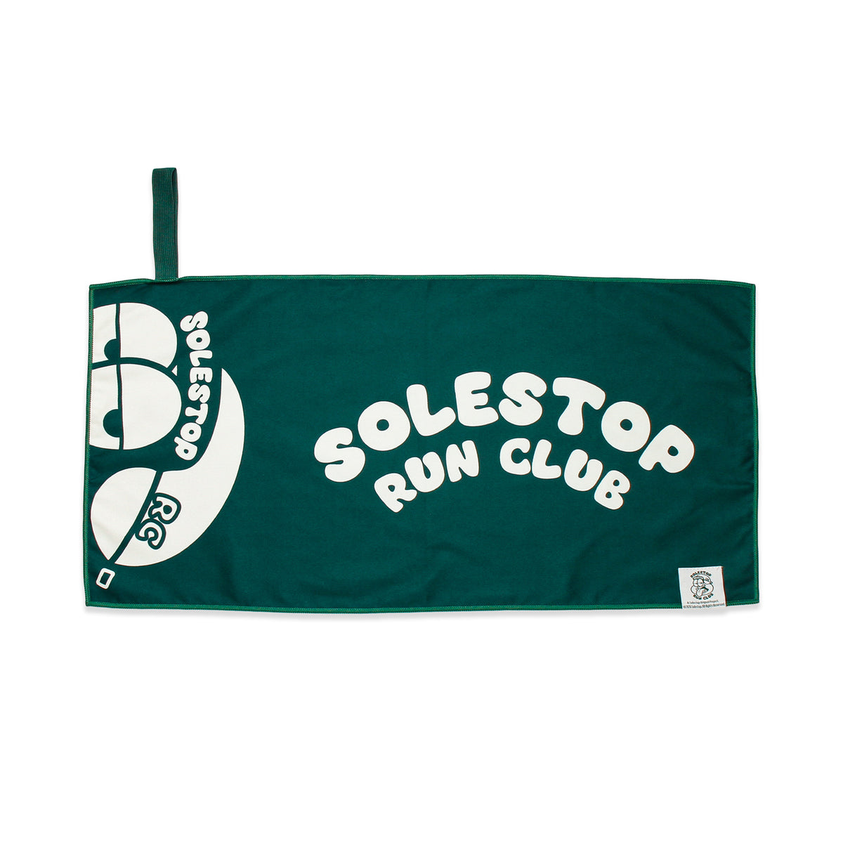 Solestop Run Club Quick Dry Towel Green