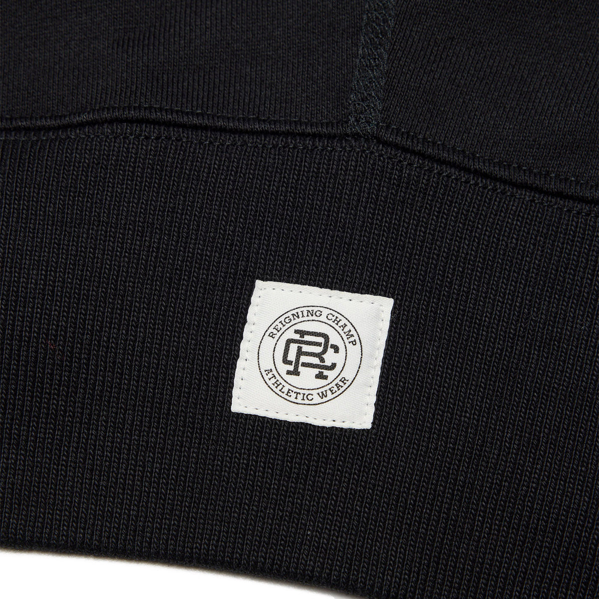 Reigning Champ Brushed Fleece '97 Relaxed Crewneck Black