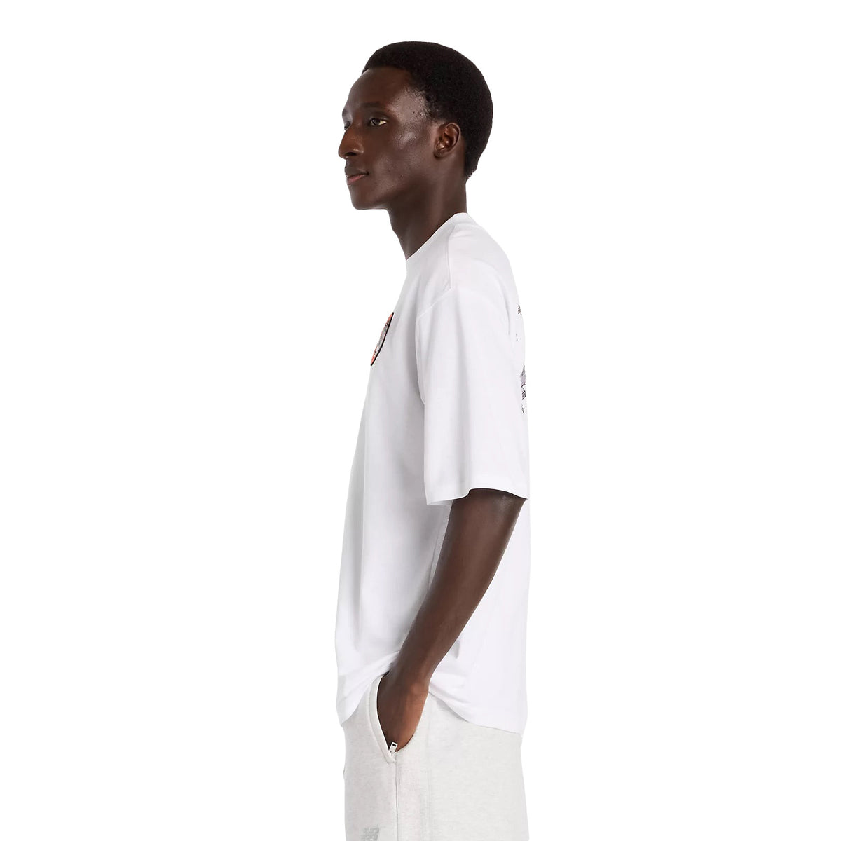 New Balance Ghica Sport Station Oversized T-Shirt White