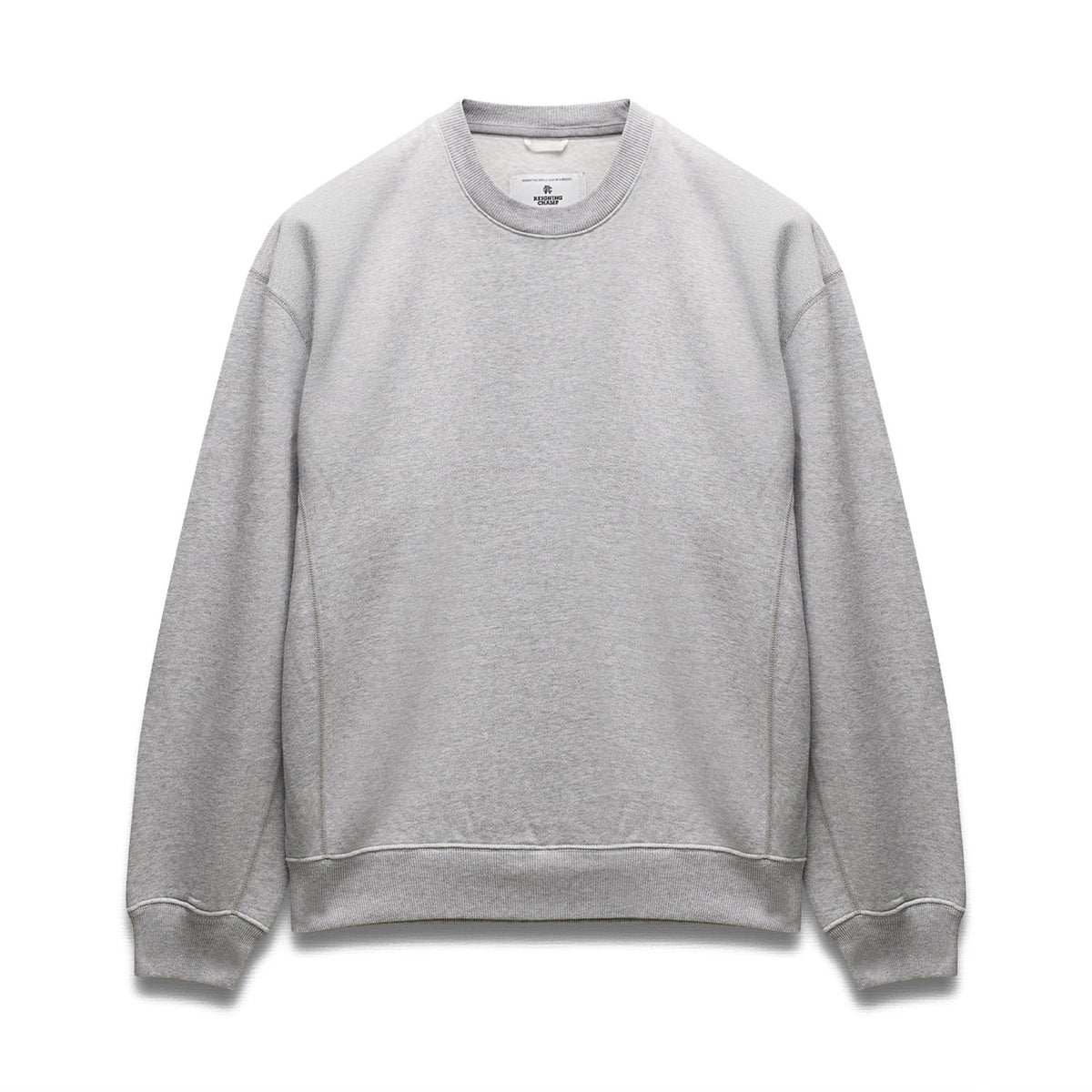 Reigning Champ Brushed Fleece '97 Relaxed Crewneck Heather Grey Main image
