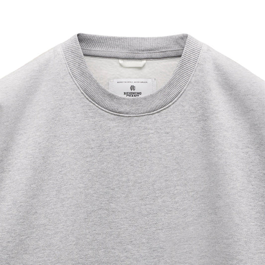 Reigning Champ Brushed Fleece '97 Relaxed Crewneck Heather Grey