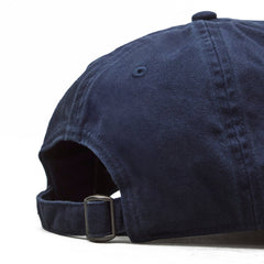 Reigning Champ Cotton Chino Low Pro Strapback Cap Washed Navy