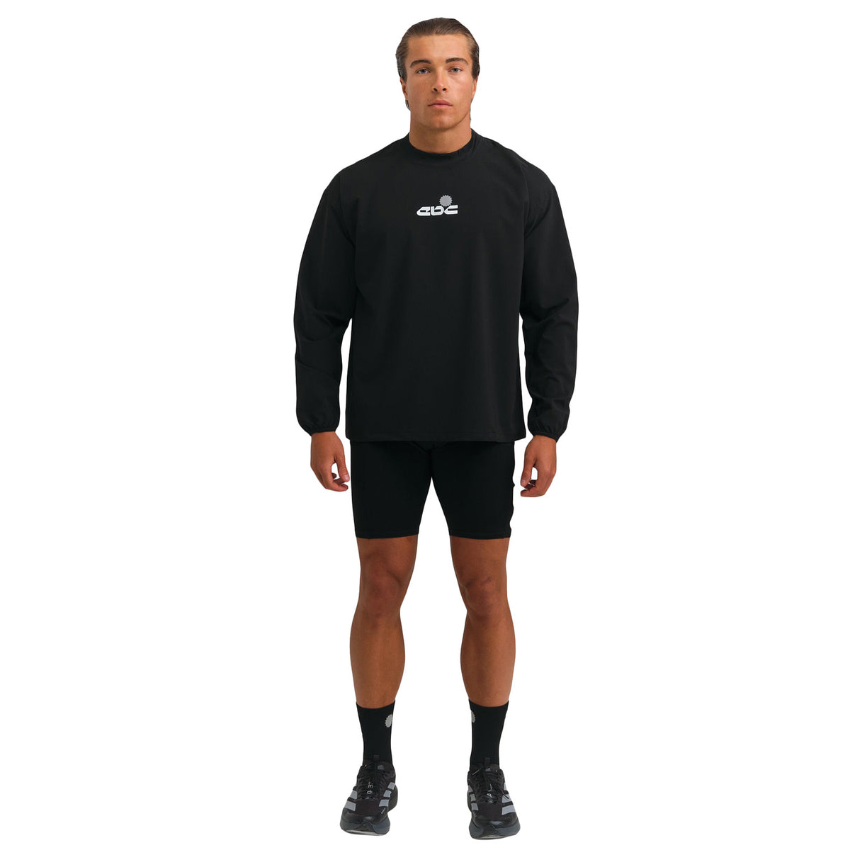 Everyday Better Club Performance Core Longsleeve Black White