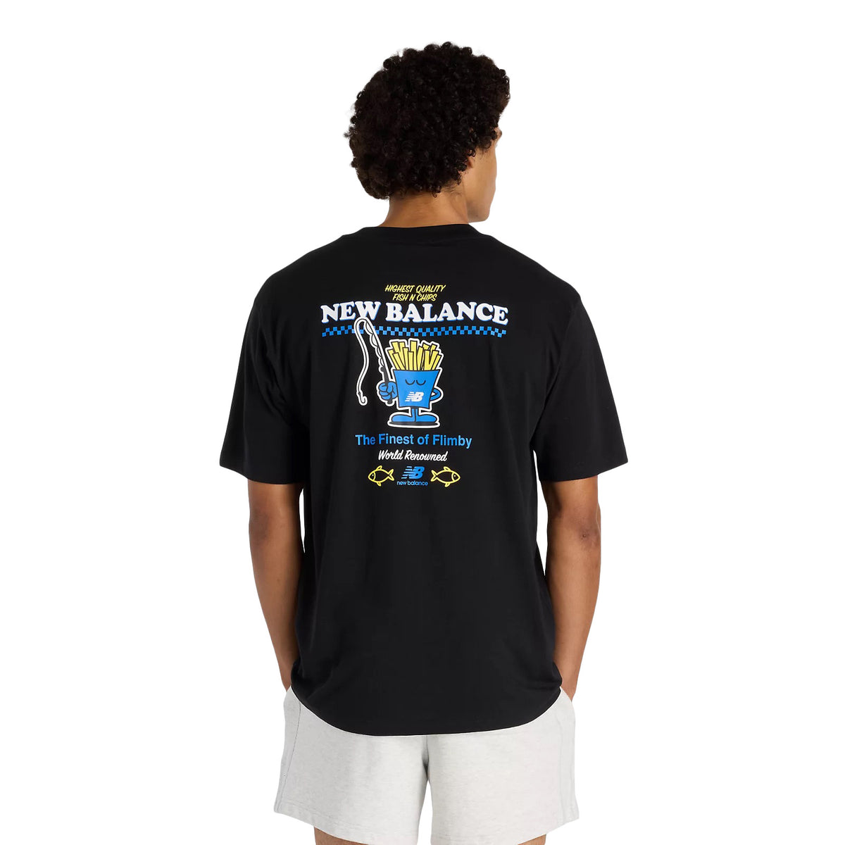 New Balance Fish and Chips T-Shirt Black