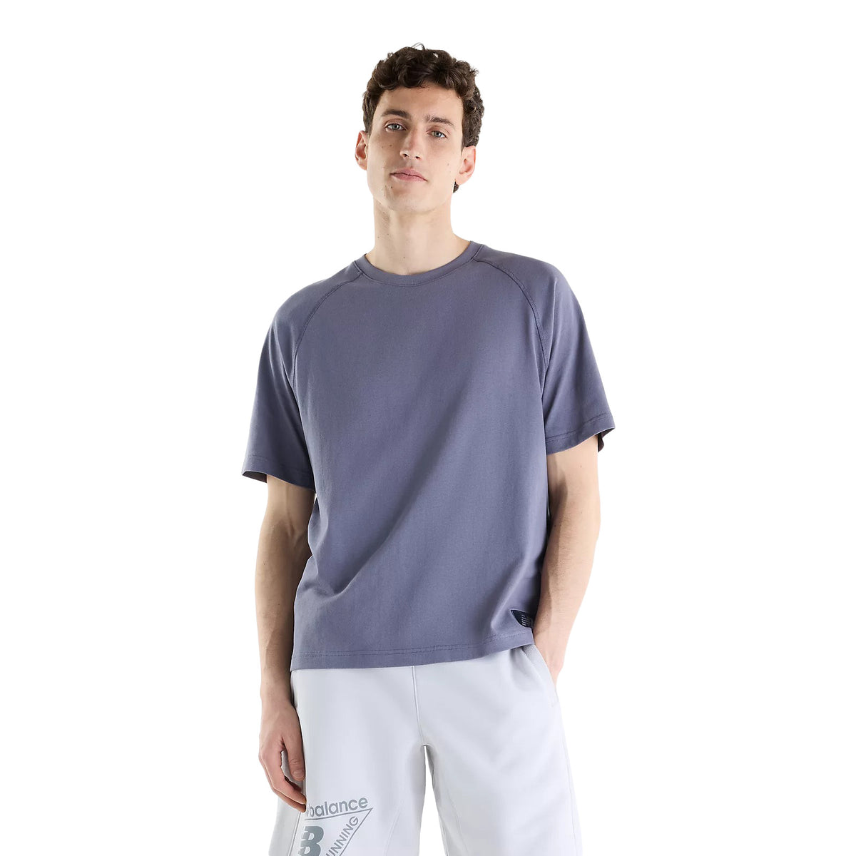 New Balance Athletics Crafted Graphic T-Shirt Neptune Grey Main image