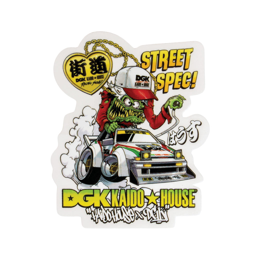 DGK x Kaido House Wide Open Sticker Multi Main image