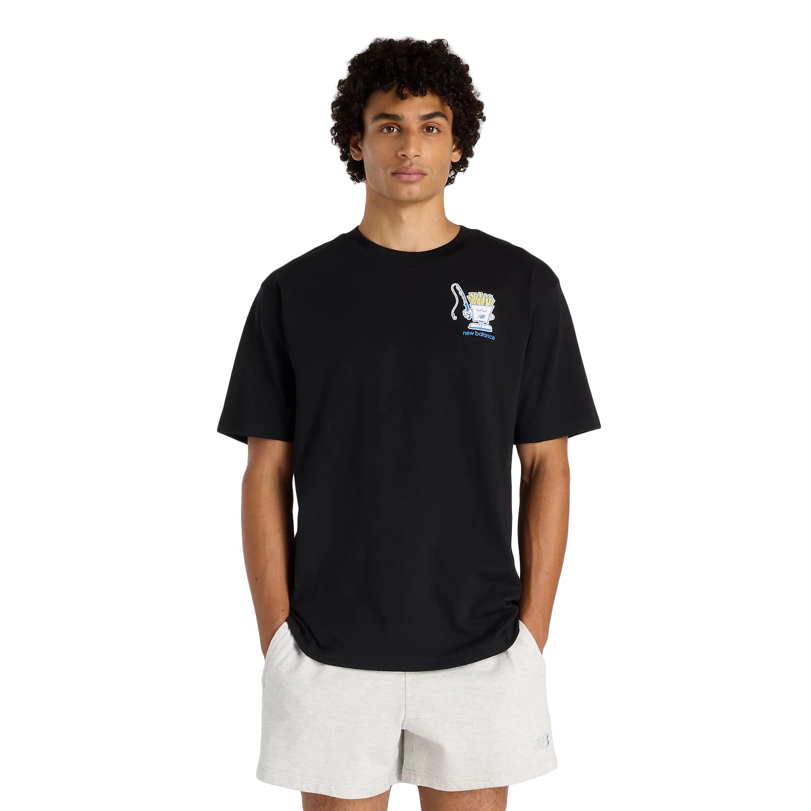 New Balance Fish and Chips T-Shirt Black Secondary image