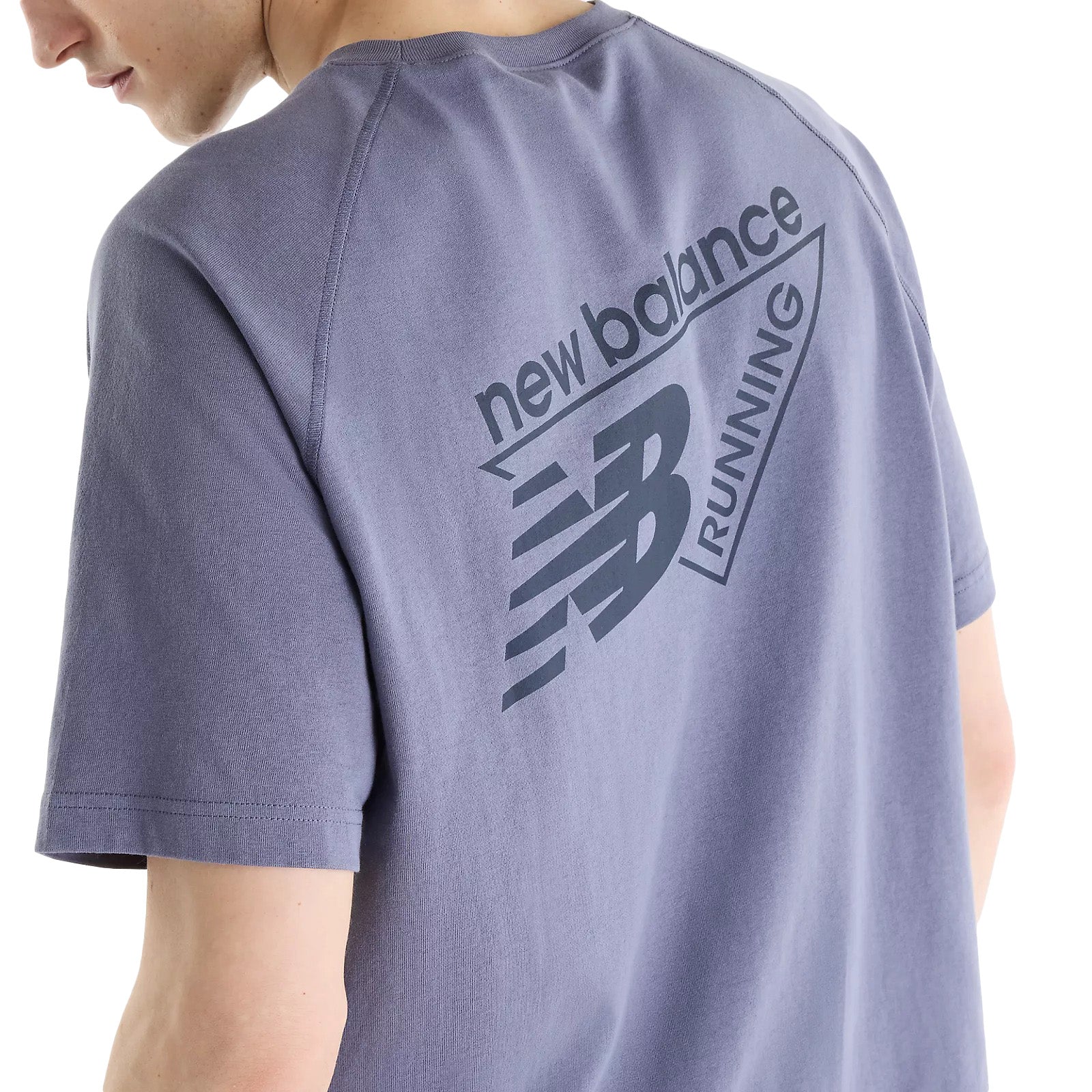 New Balance Athletics Crafted Graphic T-Shirt Neptune Grey Secondary image