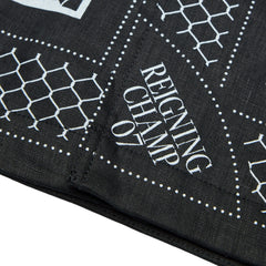 Reigning Champ Linen Arena Relaxed Camp Shirt Black White