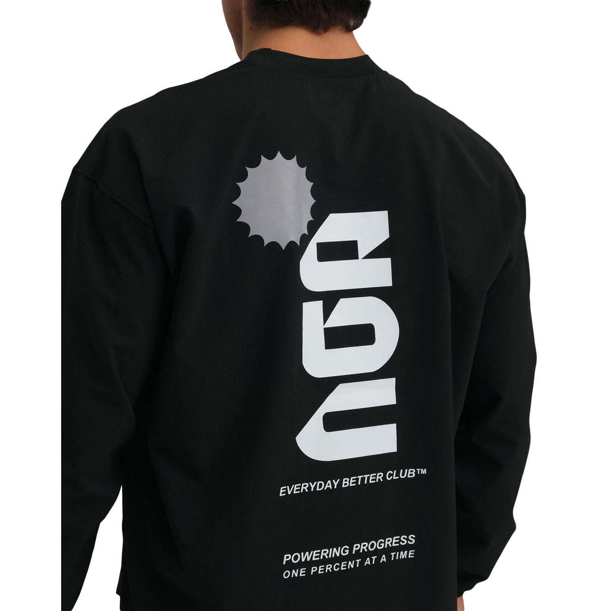 Everyday Better Club Performance Core Longsleeve Black White