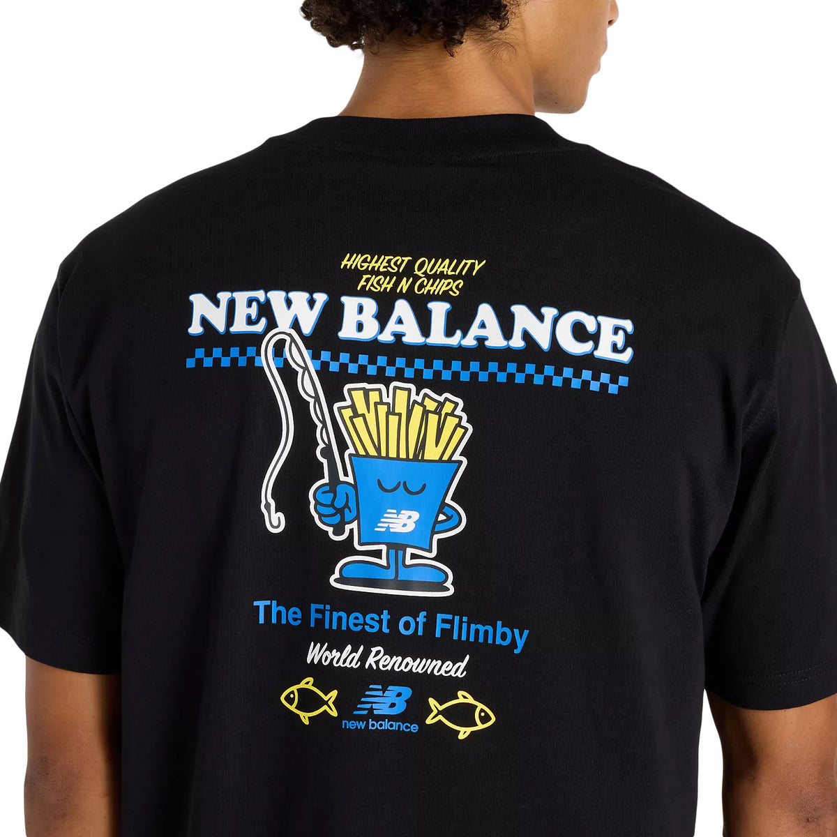 New Balance Fish and Chips T-Shirt Black