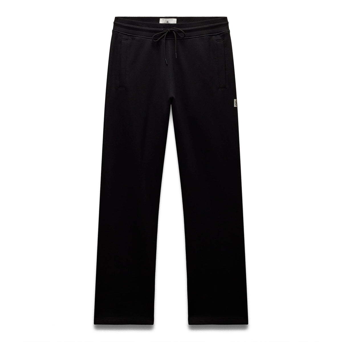 Reigning Champ Brushed Fleece Straight Leg Standard Sweatpant Black Main image