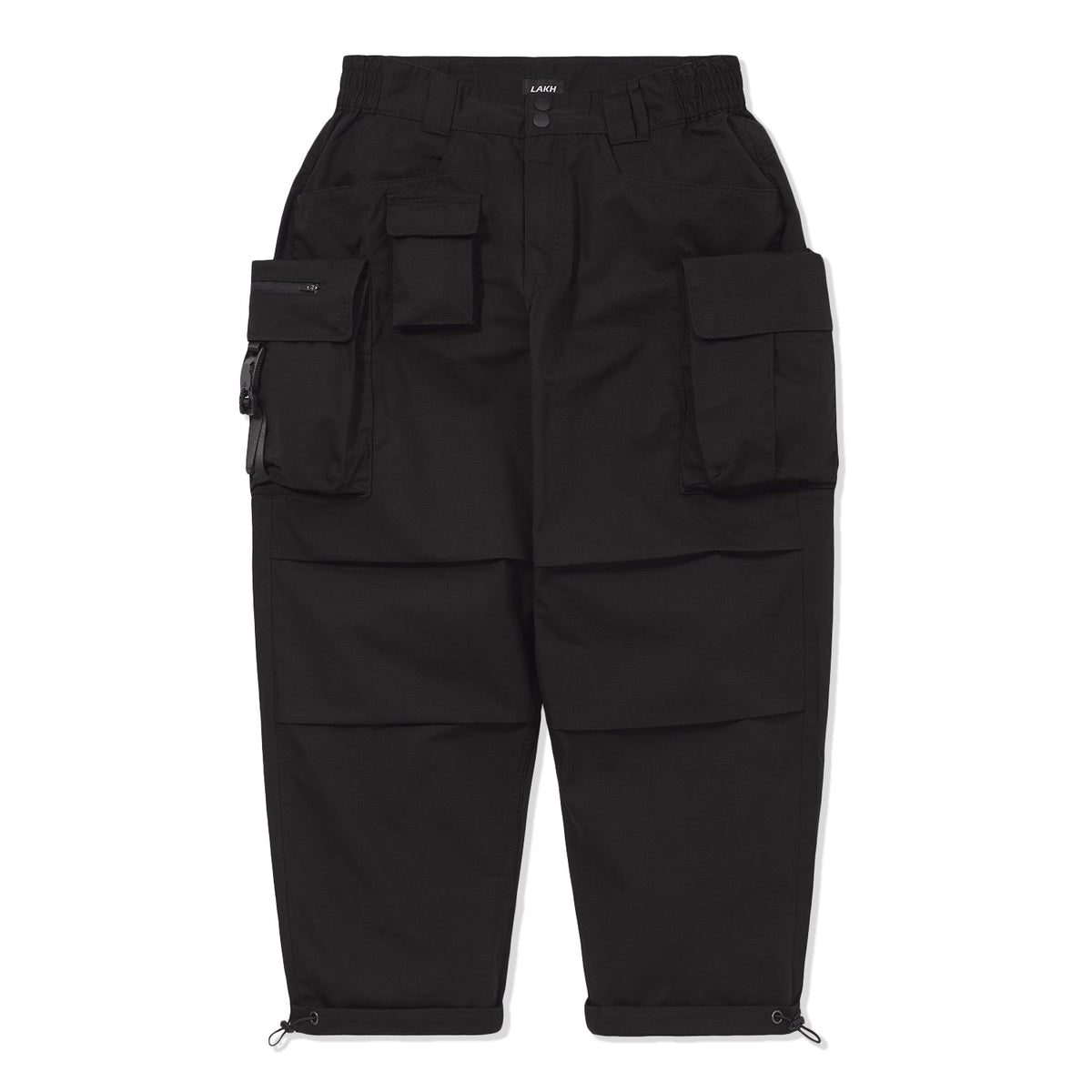 Lakh Ten Pockets Cargo Pants PR Black Main image