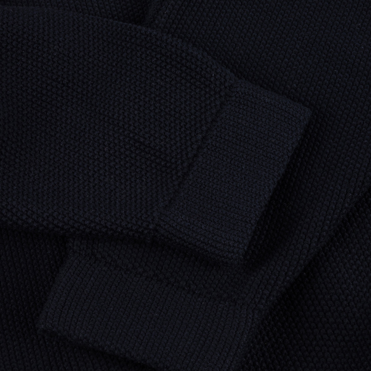 Dime Knitted Pique Zip Sweater Dark Navy