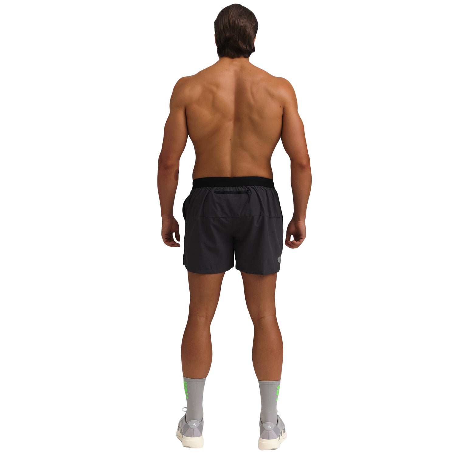 Everyday Better Club Performance Shorts 5" Grey White Secondary image