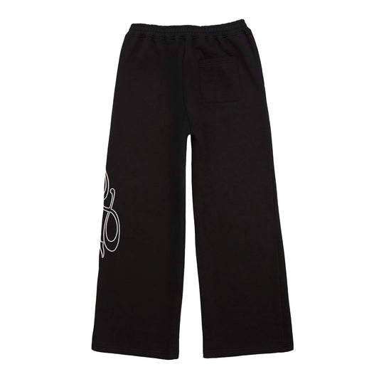 4YE Signature Wide Pant - Black/White