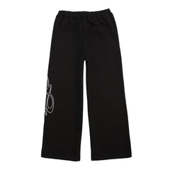 4YE Signature Wide Pant - Black/White