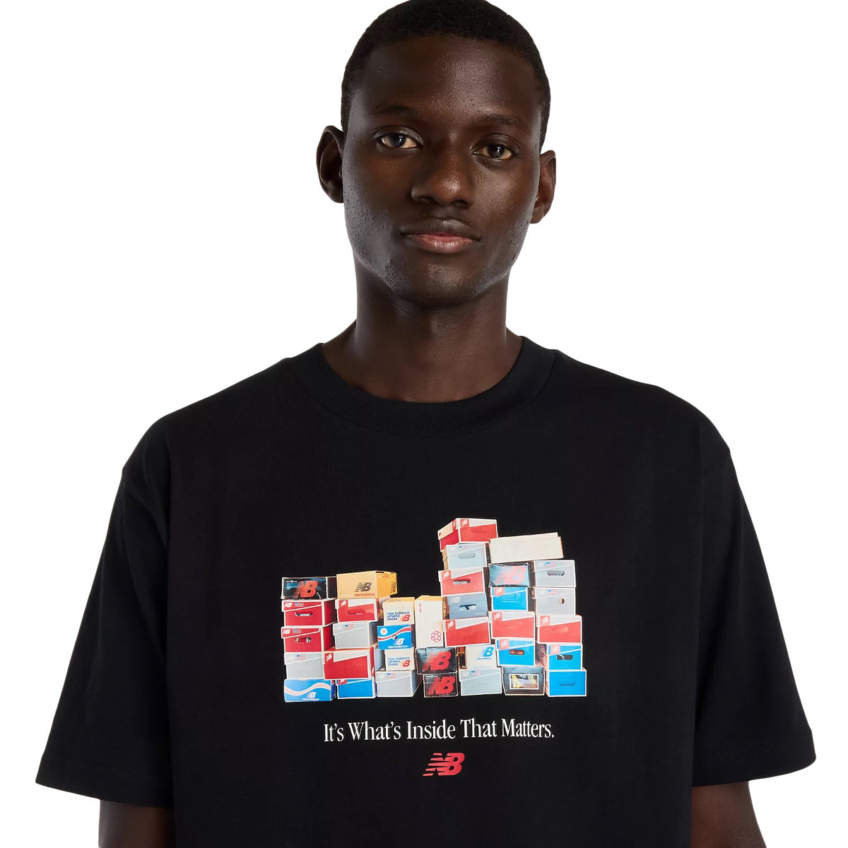 New Balance Boxes T-Shirt Black