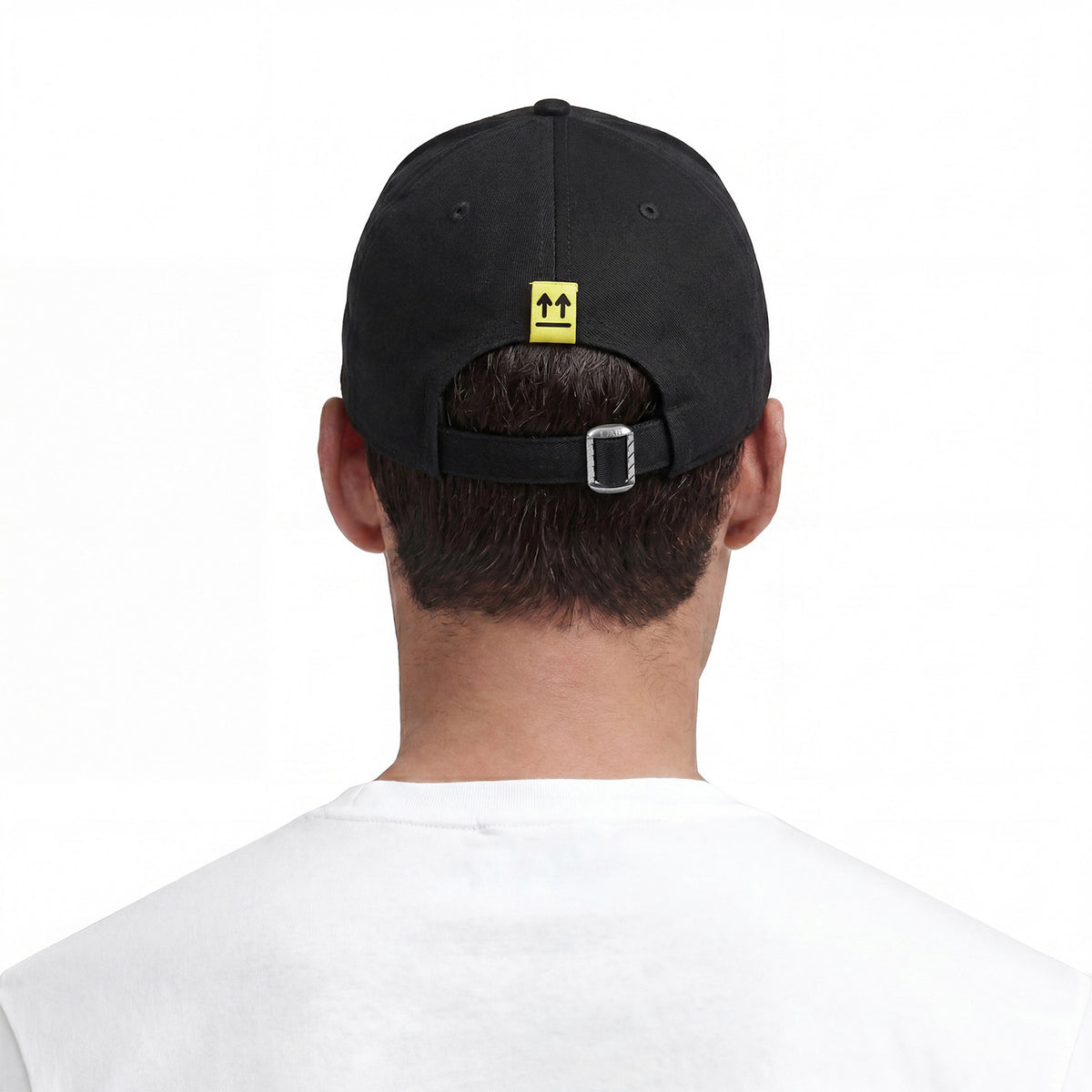 L/AB c/o Off-White Clamp Arrows Curved Brim Twill Cap Black/Pink