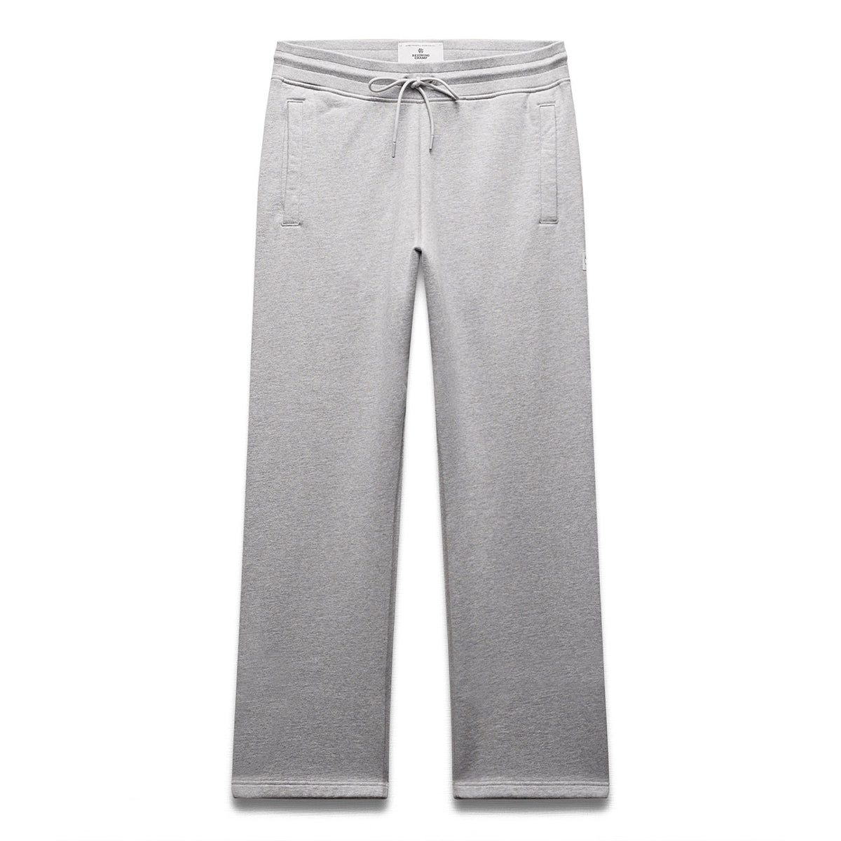 Reigning Champ Brushed Fleece Straight Leg Standard Sweatpant Heather Grey Main image