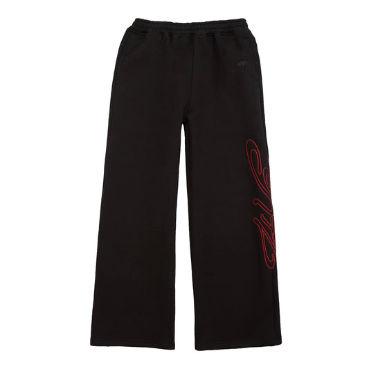 4YE Signature Wide Pant - Black/Red
