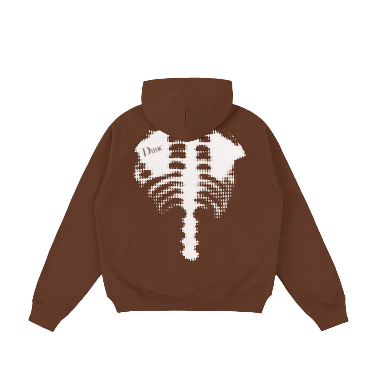 Dime Spinal Zip Hoodie Americano