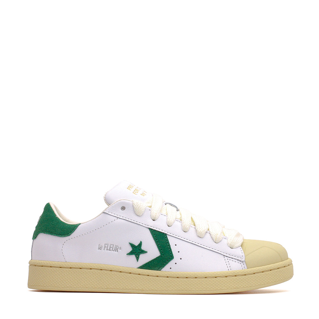 Converse x GOLF le FLEUR* Men Pro Leather White Green A20365C-102