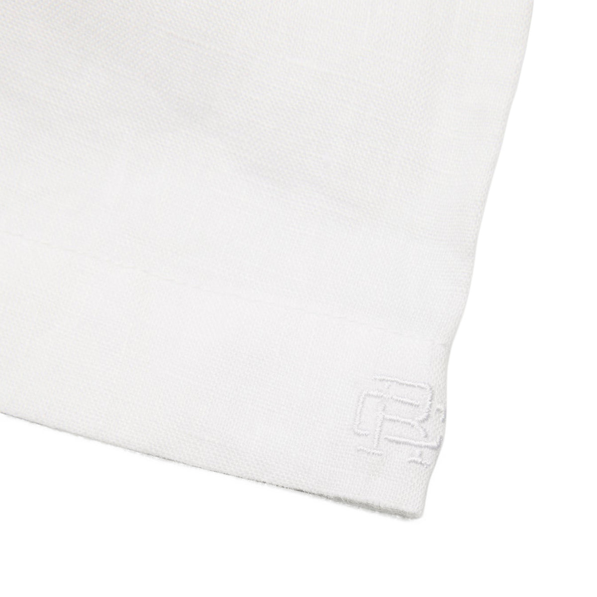 Reigning Champ Linen Retreat Standard Camp Shirt White
