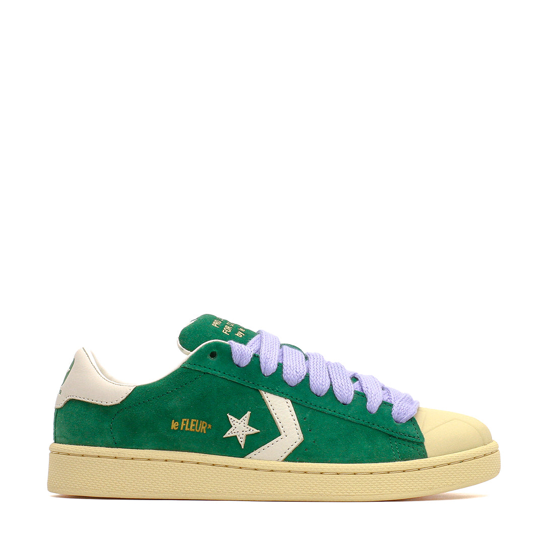 Converse x GOLF le FLEUR* Men Pro Leather Green Lavender A20366C-300