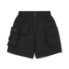 Lakh Ten Pockets Cargo Shorts PR Black