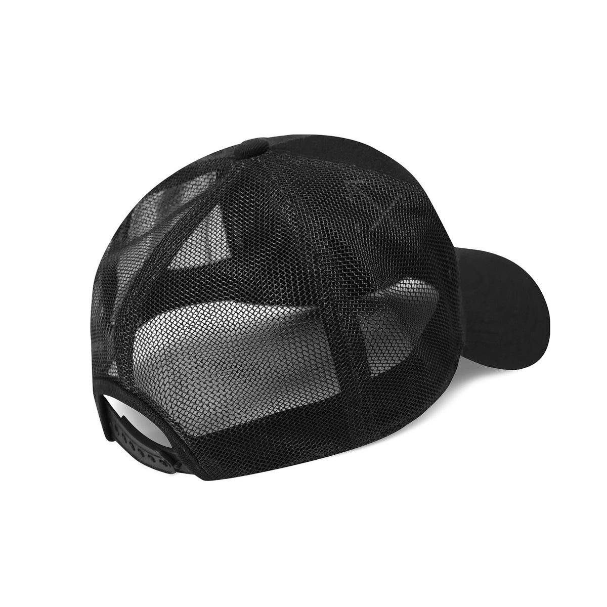 L/AB c/o Off-White Clamp Arrows Curved Brim Trucker Cap Black