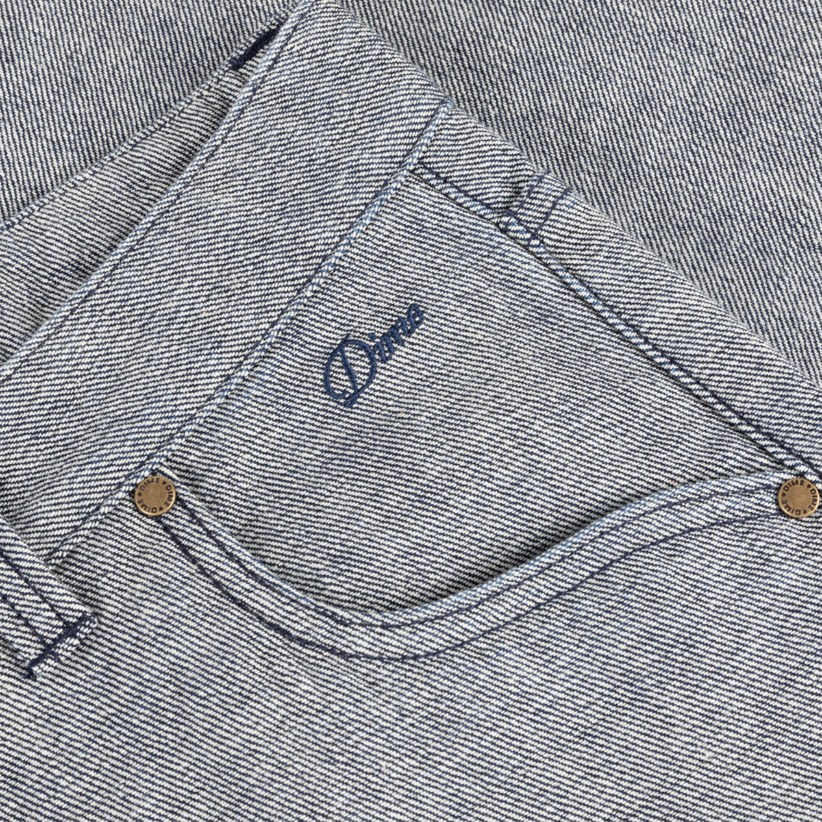 Dime Baggy Denim Pants Reversed Indigo