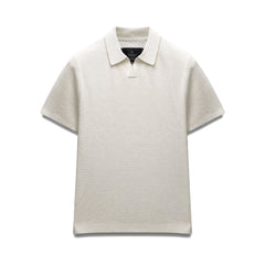 Reigning Champ Cotton Linen Victor Polo Ivory