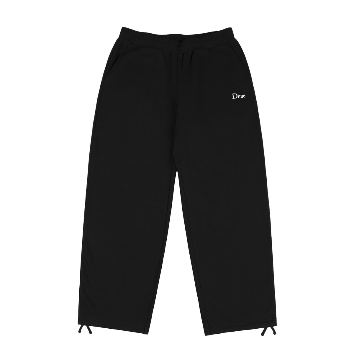 Dime Classic Small Logo Sweatpants Black