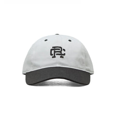 Reigning Champ Colour Block Monogram Strapback Cap Concrete Black