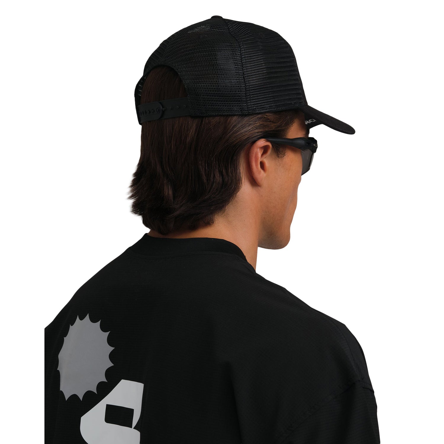 Everyday Better Club Performance Crest Trucker Mesh Cap Black