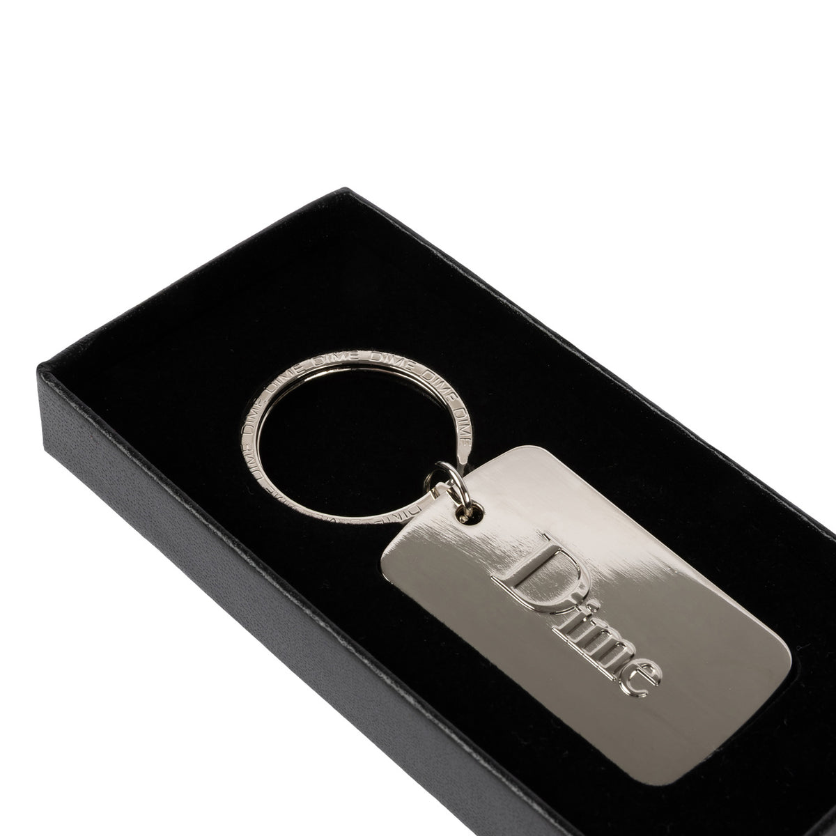 Dime Classic Keychain Silver