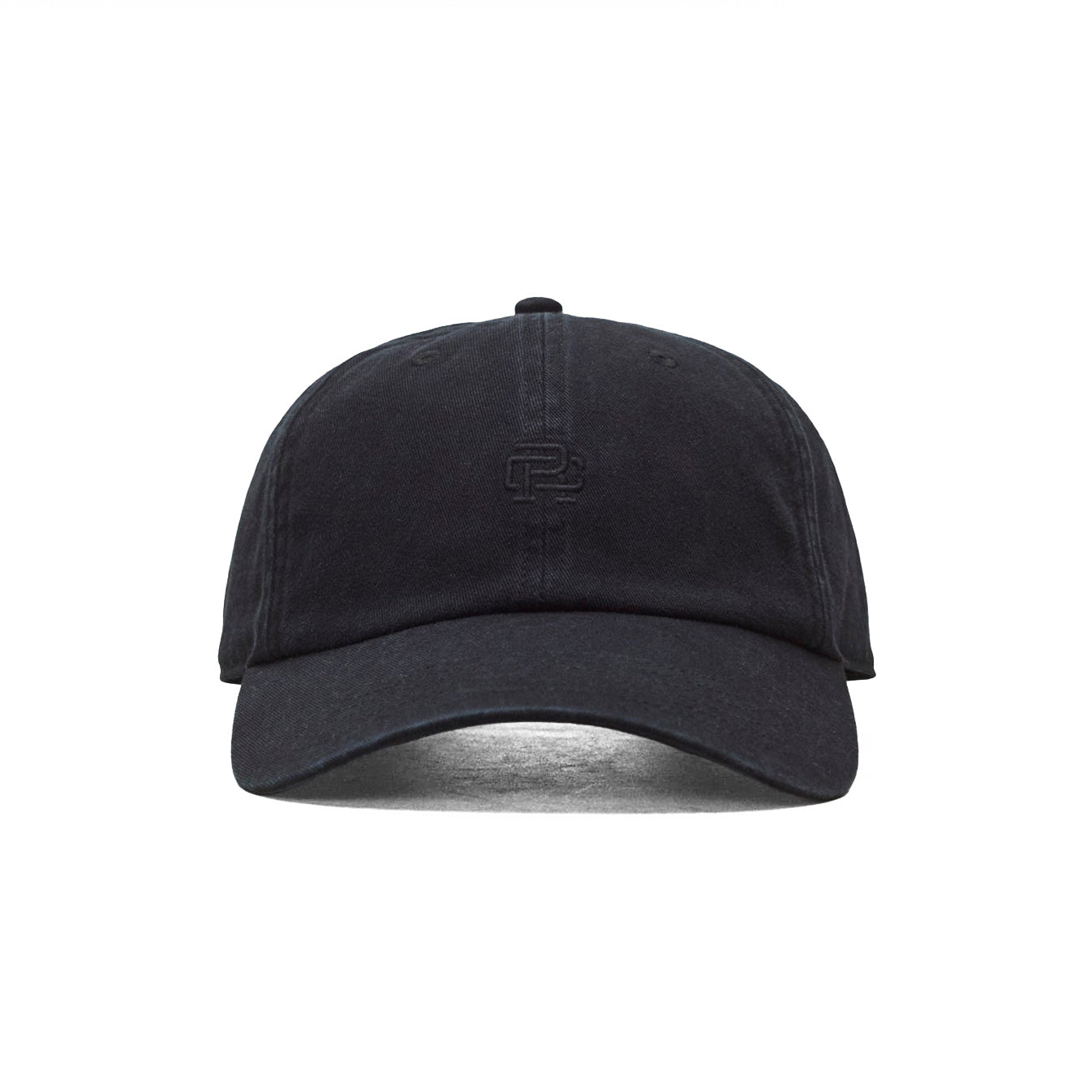 Reigning Champ Cotton Chino Low Pro Monogram Strapback Cap Washed Black Main image
