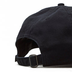 Reigning Champ Cotton Chino Low Pro Monogram Strapback Cap Washed Black