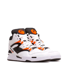 Reebok Basketball Men Pump Omni Zone II White Black Wild Orange 100252506