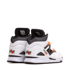 Reebok Basketball Men Pump Omni Zone II White Black Wild Orange 100252506