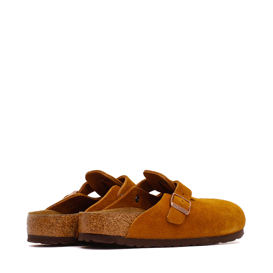 Birkenstock Boston Soft Footbed Suede Leather Mink