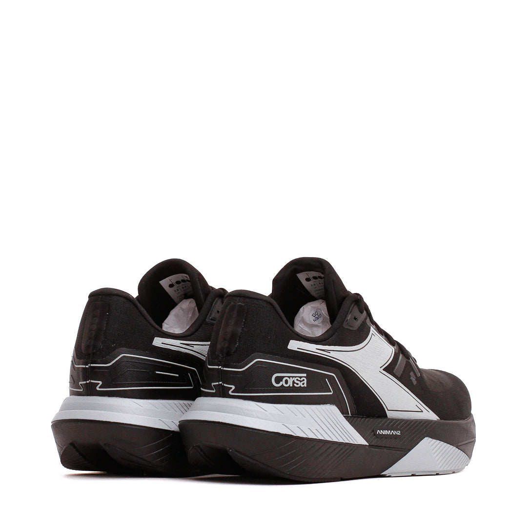 Diadora Men Corsa Black Mirage Gray