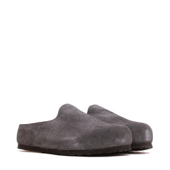 Birkenstock Amsterdam Wrapped Suede Charcoal