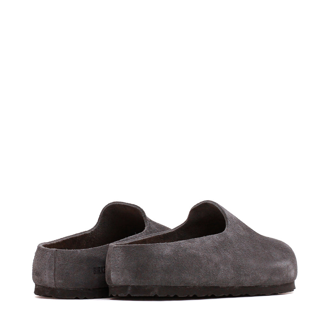 Birkenstock Amsterdam Wrapped Suede Charcoal