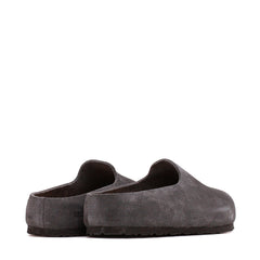 Birkenstock Amsterdam Wrapped Suede Charcoal