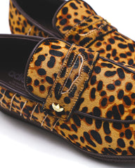 Adidas Women Handball Spezial Loafer Leopard Print Dark Brown KJ2526